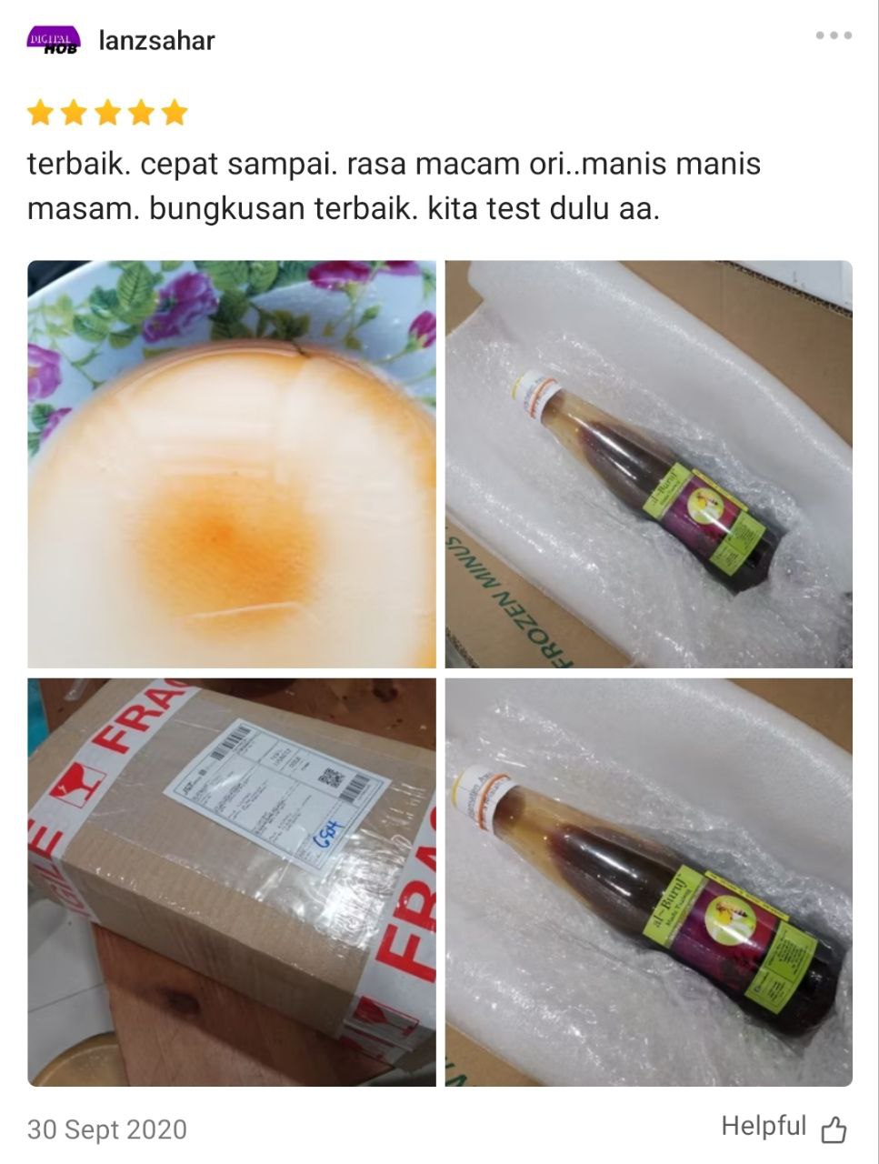 Madu Tualang Asli Gelap AL BURUJ 450 g