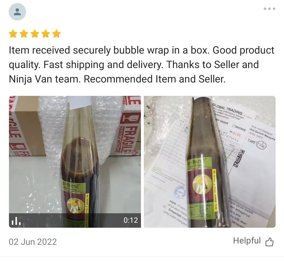 Madu Tualang Asli Gelap AL BURUJ 450 g
